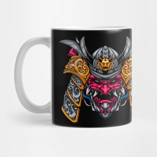 mecha samurai mask Mug